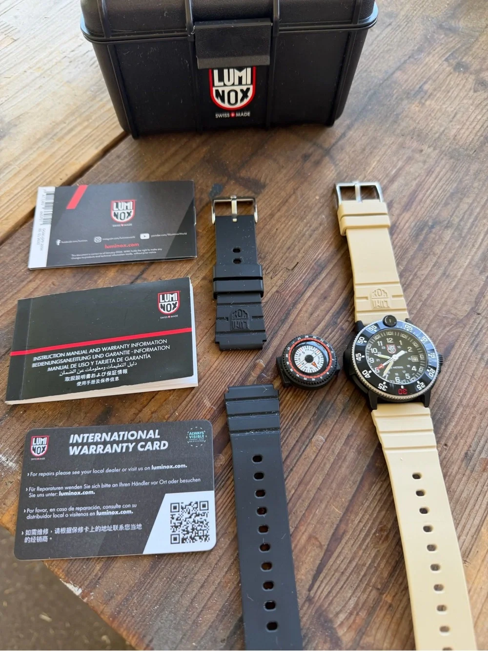Luminox Navy Seals Heritage watch series 3001 2 bands Luminox compass, box - Picture 1 of 6